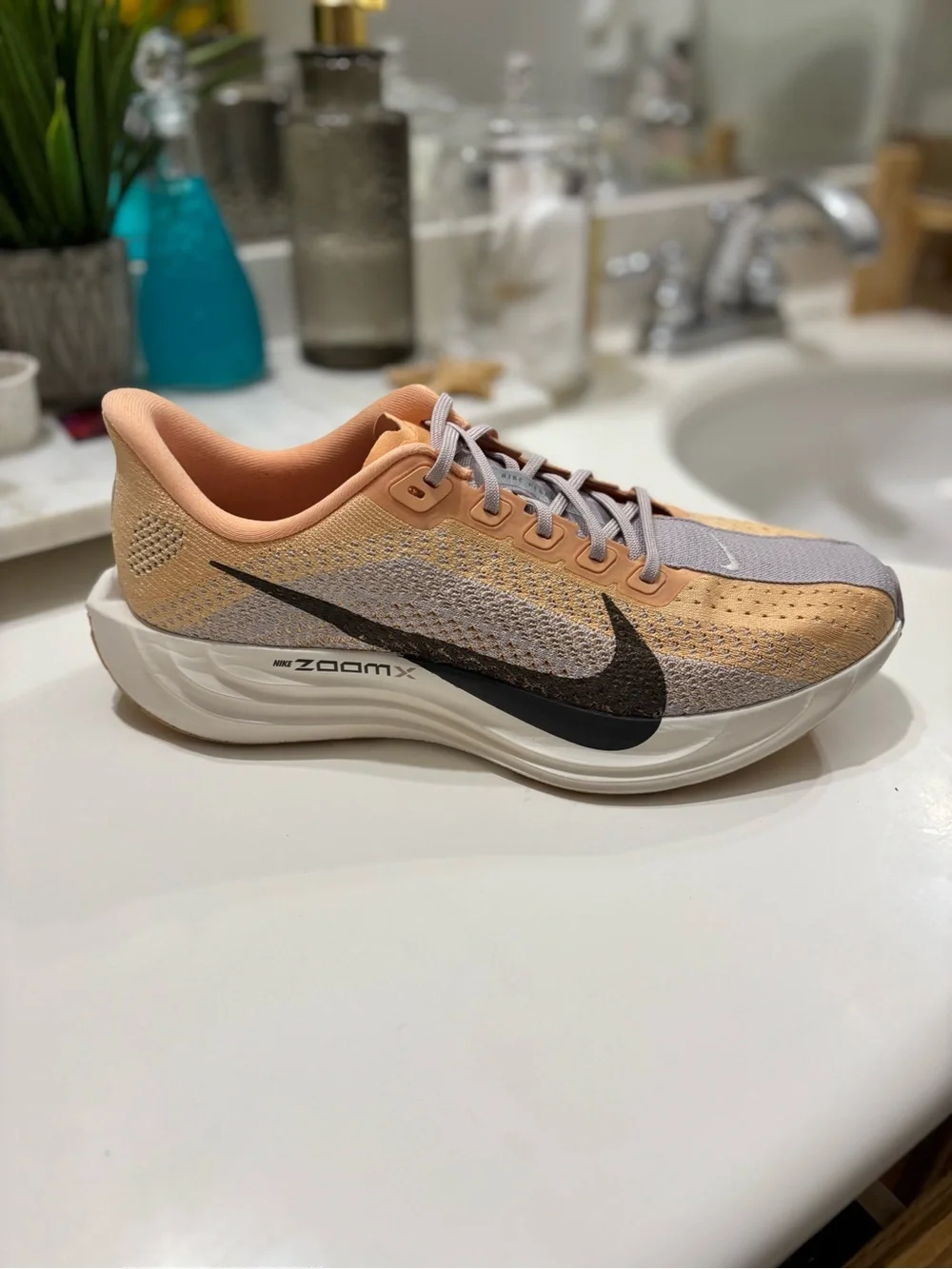 Nike ZoomX Pegasus Plus Size 11 Women’s Orange Chalk Cave Stone New FQ7261-702